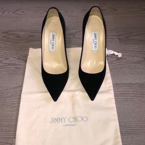 Jimmy Choo Abel 100 Suede Pump